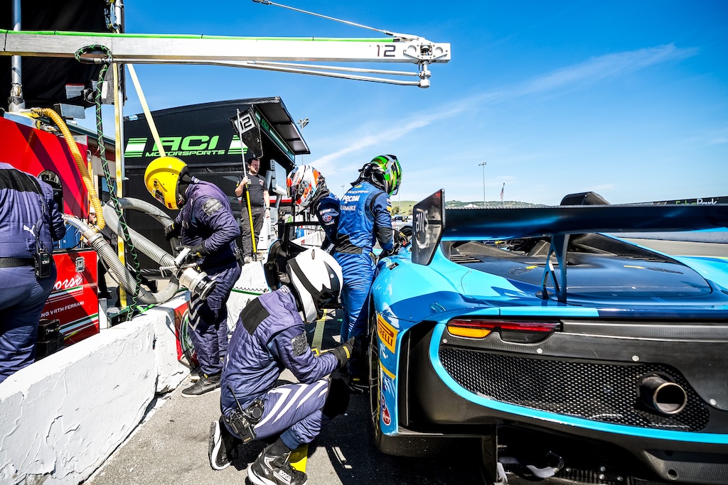 Frederik Schandorff på podiet i GTWC America-debut
(Foto: AF Corse)